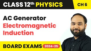 AC Generator  Electromagnetic Induction  Class 12 Physics Chapter 6  CBSE 202425 [upl. by Iddet245]