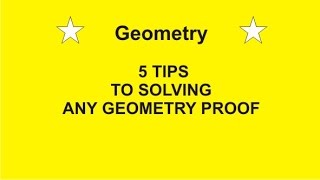 5 Tips to Solve Any Geometry Proof by Rick Scarfi [upl. by Aribold]