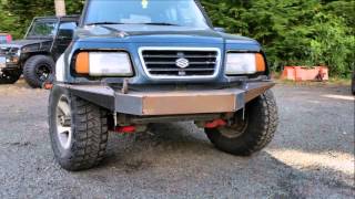 Suzuki Sidekick Sport custom bumper project [upl. by Adlen141]