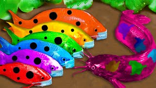 Top 5 Episodes Crocodiles Hunt Colorful Koi Catfish Primitive Cooking Eels  Stop Motion ASMR CoCo [upl. by Ardell255]