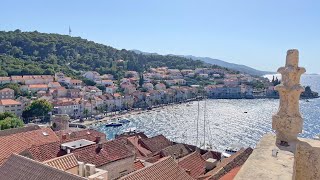 Visit to Korcula Cathedral  Ascent to bell tower and full view of old town  Trip to Croatia 2022 [upl. by Nicolau]