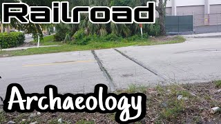 Abandoned Railroad Crossing Railroad Archaeology [upl. by Ainedrag603]