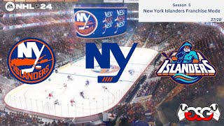 New York Islanders Franchise Mode Episode 5  NHL 24 [upl. by Kathi545]