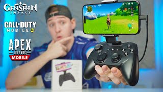 Best WIRED Controller for APEX MOBILE and GENSHIN IMPACT Rotor Riot Unboxing [upl. by Icyak]