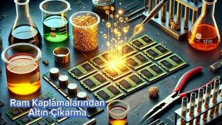 Ram Kaplamalarından Altın ÇıkarmaGold Extraction from Ram Coatings goldrecoveryaltıngeridönüşüm [upl. by Eveineg]