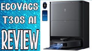 ECOVACS DEEBOT T30S AI Robot Vacuum and Mop  All in one Base Station REVIEW [upl. by Annahaj375]