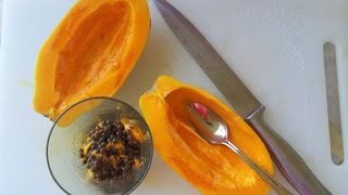 How to cut and eat a papaya [upl. by Ethelda]