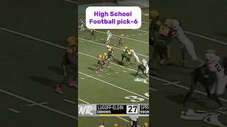 High School Football Tyquawn Murphy interception Pick 6 for LugoffElgin High School football [upl. by Lachman]