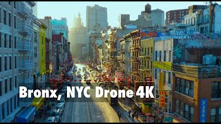 The BRONX NEW YORK CITY NYC  4K ULTRA HD DRONE VIDEO [upl. by Leumek]