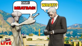 🔴ALIEN USES TEXT TO SPEECH TRANSLATING TTS ON  GTA 5 RP LIVE [upl. by Palladin]