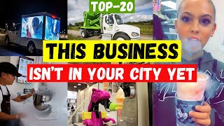 20 PROFITABLE BUSINESS IDEAS 2024 Business franchises [upl. by Eartnoed]