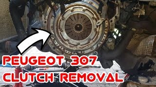 Peugeot 307 Clutch Replacement [upl. by Ariet441]