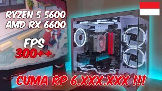 6 JUTAAN DAPET SPEC DEWA R5 5600  RX 6600  UNBOXED [upl. by Norvin]