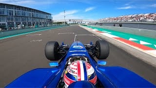 F1 ONBOARD MAGNY COURS  Olivier Panis  Prost AP04 V10 [upl. by Ispep]