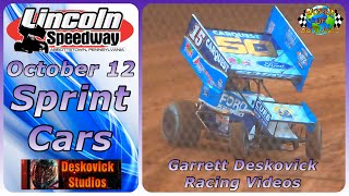 Lincoln Speedway  October 12 2024 World of Outlaws FULL RACE [upl. by Haimes]