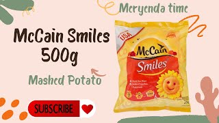 McCain Smiles Crispy Mashed Potato Shapes mccain meryenda snacks [upl. by Kari951]