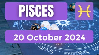 Pisces horoscope  Pisces Horoscope for Today 20 October 2024 [upl. by Lussier343]