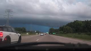 Driving Through a Severe Thunderstorm [upl. by Annazor]