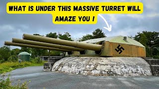 Inside one of the LARGEST WW2 gun turrets EVER MUST SEE [upl. by Noeled40]