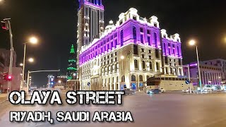 8K 360VR  Olaya Street Riyadh  2022  شارع العليا الرياض [upl. by Nylaf395]