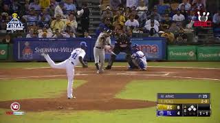 Aguilas vs Licey  Highlights 7mo juego Serie Final  31 de Enero 2018 [upl. by Aneleh97]