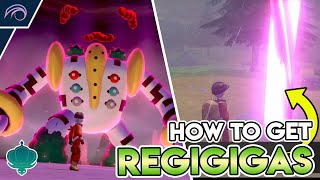 REGIGIGAS LOCATION IN THE CROWN TUNDRA Pokemon Sword and Shield DLC [upl. by Ahsikal70]