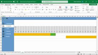 Planilha de Gerenciamento de Projetos em Excel 50 [upl. by Kalinda]