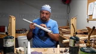 How to make a Low Bass A Native American Flute from PVC [upl. by Eytteb262]