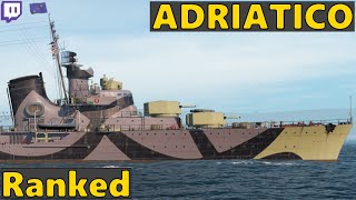 Adriatico  Ranked  World of Warships [upl. by Tybi398]