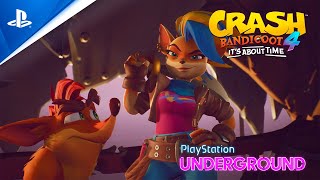 Crash Bandicoot 4 – Tawna Gameplay Reveal  PlayStation Underground [upl. by Elletnohs]