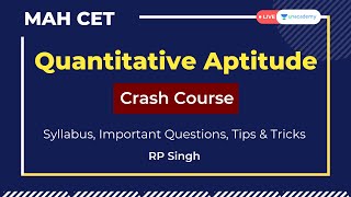 MBA CET 2021 Quantitative Aptitude Syllabus Important Questions Tips amp Tricks  Crash Course [upl. by Vaden]