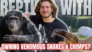 Inland Taipan Bite amp Chimp Crazy with Chandlers Wild Life  Reptiles With Podcast [upl. by Proudfoot917]