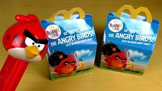 Happy Meal ANGRY BIRDS the Movie Unboxing [upl. by Htebazie]