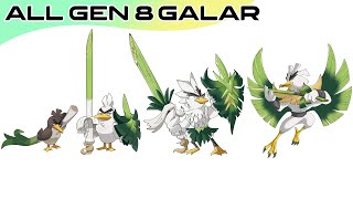 How To Evolve All Gen 8 Galar Pokémon amp Mega Evolutions  Max S Animation [upl. by Ttsepmet]