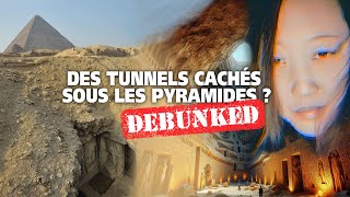 Des tunnels cachés sous les pyramides  DEBUNK EXPRESS  feat JulieCouvreur [upl. by Ainuj]