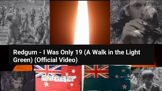 1st listen Redgum I was only 19 official video Anzac Day April 25 2023 [upl. by Klute]