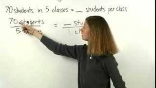 Unit Rate  MathHelpcom  Pre Algebra Help [upl. by Anaele]