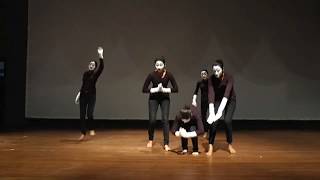 Best Mime Ever by Girls  The Misguided People Vs Humanity  Awareness  Classic HD College Events [upl. by Cathe87]