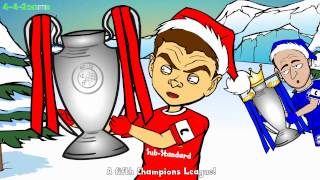 ⚽️🎄The Football 12 Days of Christmas🎄⚽️ Day 1 442oons Advent Calendar Funny Cartoon [upl. by Leno]