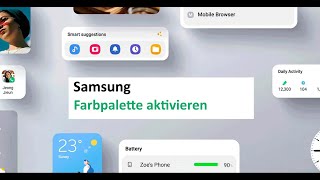 Samsung Farbpalette aktivieren [upl. by Radnaxela383]