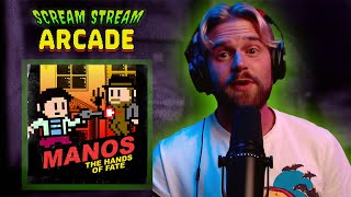 SCREAM STREAM ARCADE MANOS THE HANDS OF FATE Round 5 Cult Classic Horror Game Livestream [upl. by Cristi64]