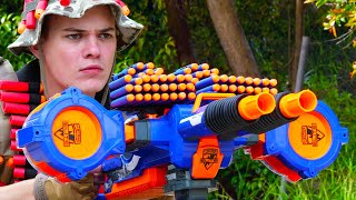 Nerf War Million Subscribers Battle 2 [upl. by Nywroc]