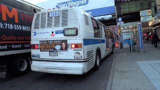 MTA New York City Bus RTS NovaBus Whiteback 4984 B82  Kings Highway amp McDonald Avenue [upl. by Ramin]