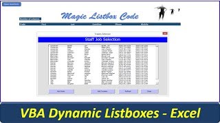 Listbox VBA Code  Awesome Userform Listbox [upl. by As]