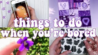 100 creative things to do when youre BORED 💌 [upl. by Cadal]