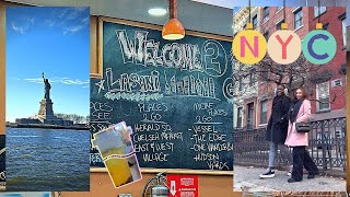 NYC Vlog What I did in New York with RosieVlogz Day 1 trying pastries bagel the MOI amp shopping [upl. by Ydna]