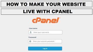 How to Make Your WordPress Website Live With cPanel Hosting [upl. by Elbertina433]