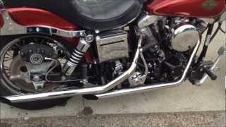 Shovelhead Kick Start 1981 FXWG Wide Glide Chopper Harley Davidson Mikuni HSR42 [upl. by Navy440]