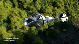 AIRWOLF 1  HOVERBIKE OF THE FUTURE [upl. by Eedya20]