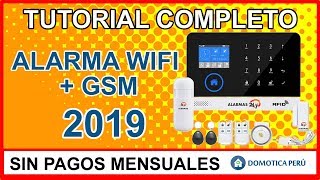 🔴 TUTORIAL COMPLETO APRENDE COMO CONFIGURAR TU ALARMA WIFI GSM [upl. by Alleyne]